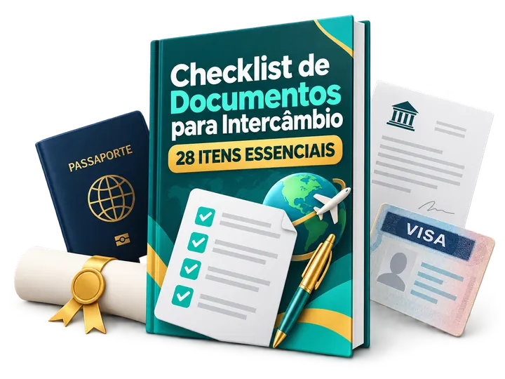Capa: Checklist de Documentos para Intercâmbio