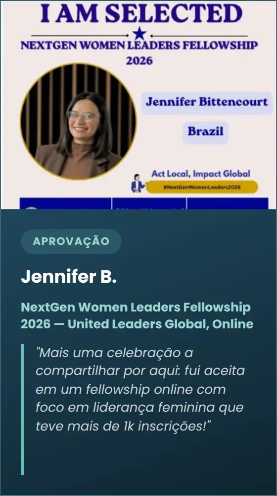 Jennifer B. — NextGen Women Leaders Fellowship 2026 — United Leaders Global, Online