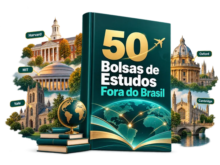 Capa: 50 Bolsas de Estudos Fora do Brasil