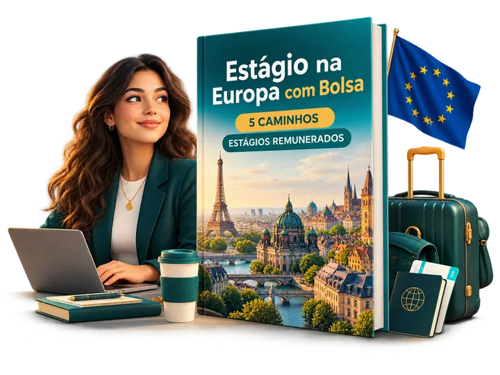 Capa: Estágio na Europa com Bolsa