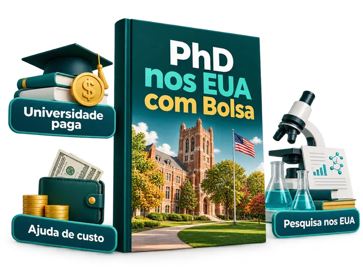 Capa: PhD nos EUA com Bolsa